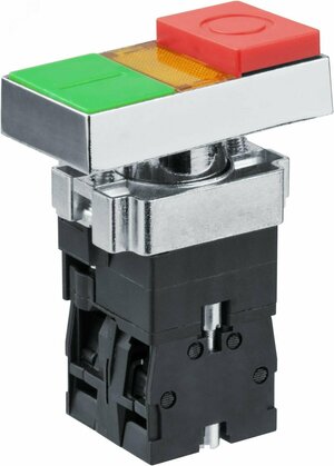 Кнопка NBI-B-01 I-0 d22мм 230В NO+NC