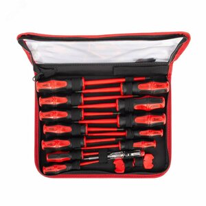 Набор диэлектрических отверток НИО-15 серия ПРОФИ для работ под напряжением до 1000 В