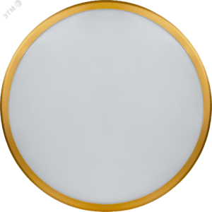 Светильник светодиодный NLF-C-014-02 17Вт золото окантовка