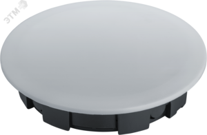 Коробка NSS-DB-SW-68-15-BL распаячная скрытого монтажа для твердых стен с крышкой черная d68х15