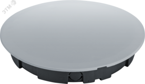 Коробка NSS-DB-SW-93-15-BL распаячная скрытого монтажа для твердых стен с крышкой черная d93х15