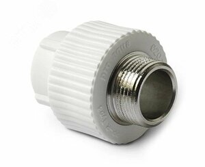 Муфта комбинированная 32 х 1′ НР полипропиленовая PPR белый