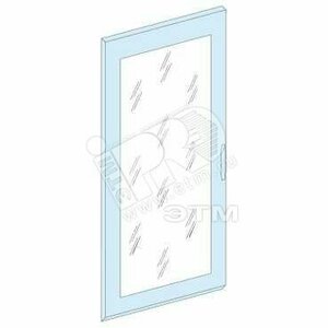 Дверь прозрачная IP55 7 модулей