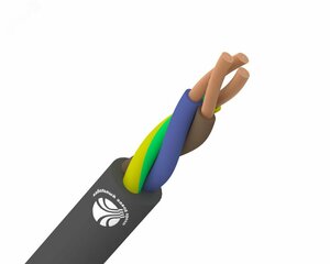 Провод ПВС 3х1.5 черный ТРТС (00000057456)