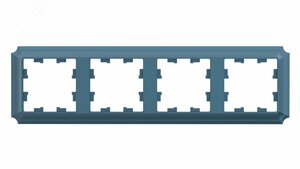 ATLASDESIGN ANTIQUE 4-постовая рамка, универсальная, ИЗУМРУД