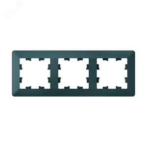 ATLASDESIGN AIR 3-постовая РАМКА, ИЗУМРУД/дымчатый черный