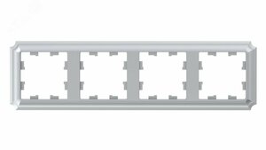 ATLASDESIGN ANTIQUE 4-постовая рамка, универсальная, АЛЮМИНИЙ