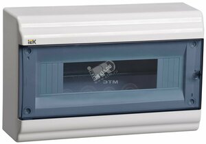 Щит распределительный навесной ЩРн-П-12 пластиковый прозрачная дверь IP41 PRIME