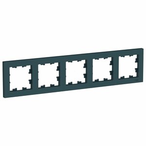 Рамка пятипостовая ATLASDESIGN универсальная изумруд