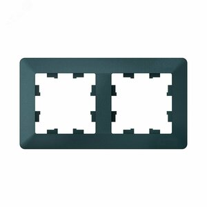 ATLASDESIGN AIR 2-постовая РАМКА, ИЗУМРУД/дымчатый черный