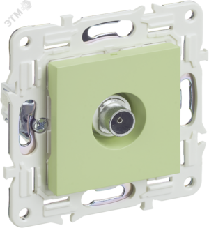 SKANDY Розетка TV оконечная SK-A12G мятный IEK