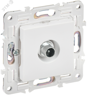 SKANDY Розетка TV проходная SK-A17W арктический белый IEK