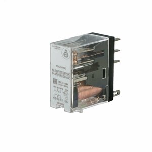 Реле 8A 2CO 24VDC тест кнопка LED (SXG25BD)