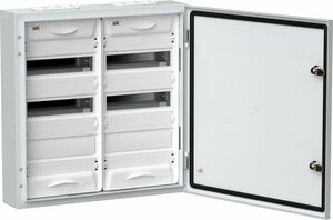 TITAN 5 Корпус металлический ЩРн-72 (2х36) 585х570х140 IP54 белый IEK