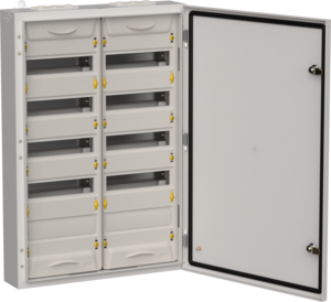 TITAN 5 Корпус металлический ЩРн-120 (2х60) 835х570х140 IP54 сер