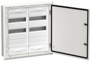 TITAN 5 Корпус металлический ЩРв-72 (2х36) 630х625х130мм IP31 белый (одна дверь)