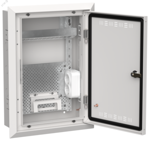 TITAN 5 Корпус мультимедиа ЩРв-24 (1х24) 505х365х130мм IP30 белый IEK