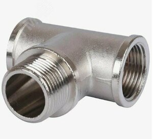 Тройник ВНВ 1/2’х1/2’х1/2′ переходной, никелированный (BFN-011-401)