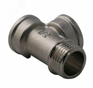 Тройник ВВН 1/2’х1/2’х1/2′ переходной, никелированный (BFN-011-501)