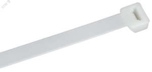 Хомут P6.6 стандартный белый 12.4х290мм 100шт/упак IEK