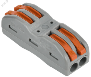 Строительно-монтажная клемма СМК 222-4122 проходная (50шт/упак) IEK