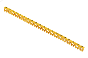 Маркер открытого типа KE 4-6мм2 символ ‘Q’ (200шт/упак) IEK