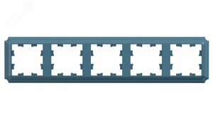 ATLASDESIGN ANTIQUE 5-постовая рамка, универсальная, ИЗУМРУД