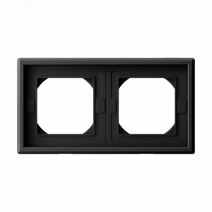 ARTGALLERY рамка 2-постовая IP44,  карбон