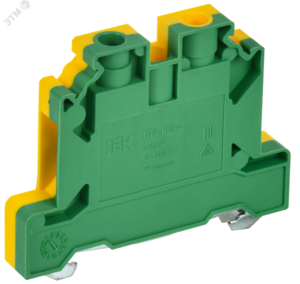 Колодка клеммная CTS-PEN земля 6мм2 желто-зеленая IEK