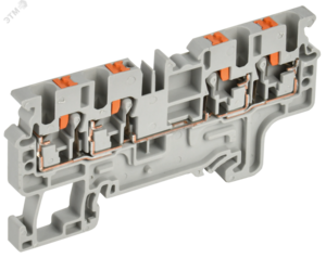 Колодка клеммная CP-MC 4 вывода 2,5мм2 серая IEK