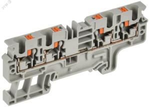 Колодка клеммная CP-MC 4 вывода 4мм2 серая IEK