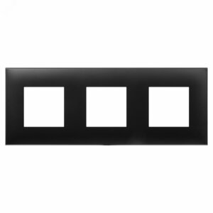 Рамка ARTLEBEDEV, Avanti, Черный матовый, 6 модулей