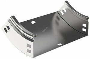 Поворот плавн. 45град тип В10 ESCA 80х300мм IEK