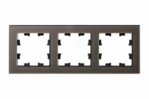 Рамка трехпостовая ATLASDESIGN NATURE, СТЕКЛО МОККО