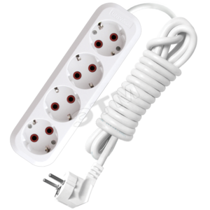 Удлинитель бытовой 4х3м с заземлением 10А У10-555