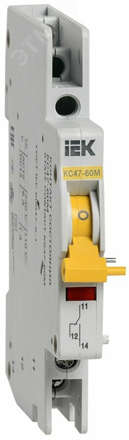 Контакт состояния КС47-60М на DIN-рейку для       ВА47-60M IEK