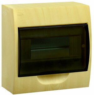 Корпус модульный пластиковый навесной ЩРН-П-8 (сосна) IP41 IEK