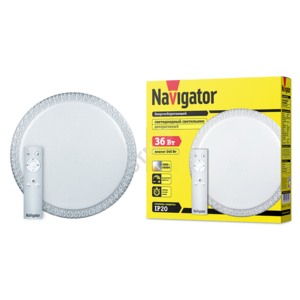 Светильник светодиодный ДБО-36w NBL-RC02-36-MK-IP20-LED хрусталь