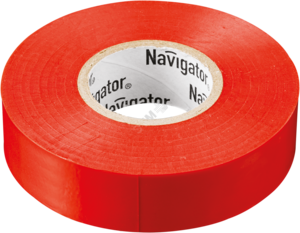 Изолента ПВХ красная 15мм 20м (17351)