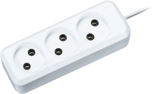 Удлинитель Navigator 71 449 NPE-S1-03-300-X-2×0.75 без заземления 3 гн. 3м 6А ПВС 2х0.75