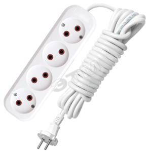 Удлинитель бытовой 4х5м без заземления 6А У6-766М