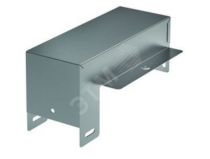 Ответвитель-крышка Т-образный вертикальный вниз DDS 300/150 в комплекте с крепежными элементами и соединительными пластинами (37384KZL)