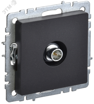 BRITE Розетка TV оконечная РТВ11-0-БрЧ черный