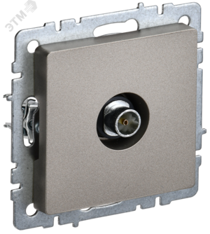 BRITE Розетка TV оконечная РТВ11-0-БрШ шампань