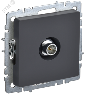 BRITE Розетка TV оконечная РТВ11-0-БрГ графит