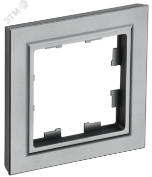 BRITE Рамка 1 пост РУ-1-БрС сталь