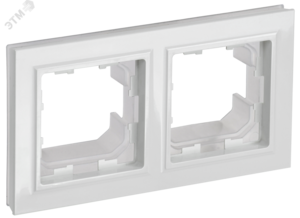 BRITE Рамка 2 поста IP44 РУ-2-БрБ-44 белый