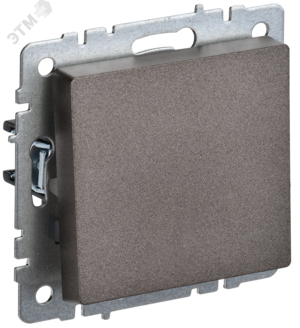 BRITE Выключатель одноклавишный 10А ВС10-1-0-БрТБ темная бронза