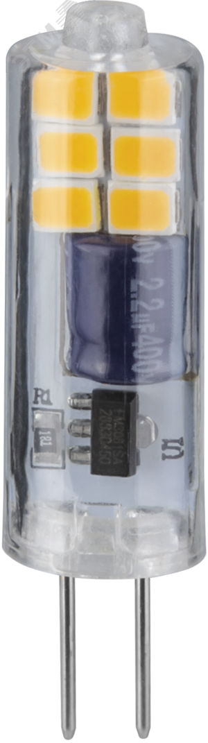 Лампа светодиодная LED 2.5вт 230в G4 белый капсульная (24352)