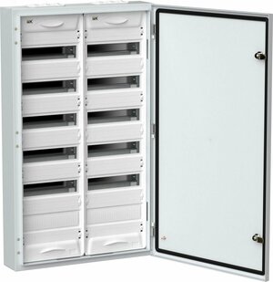 TITAN 5 Корпус металлический ЩРн-144 (2х72) 960х570х140 IP54 белый IEK